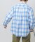 オンブレチェックレギュラーカラーライトシャツ
