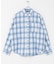 オンブレチェックレギュラーカラーライトシャツ