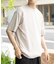 コットンリネンクルーネックサマーニット