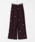 刺繍ベロアパンツ