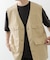 マルチポケットVネックベスト