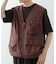 『セットアップ対応』Nylon Paisley Vest