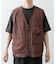 『セットアップ対応』Nylon Paisley Vest