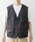 『セットアップ対応』Nylon Paisley Vest