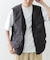 『セットアップ対応』Nylon Paisley Vest