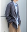 『セットアップ対応』Linen Blend Double Jacket