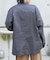 『セットアップ対応』Linen Blend Double Jacket