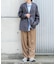 『セットアップ対応』Linen Blend Double Jacket