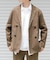 『セットアップ対応』Linen Blend Double Jacket