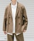 『セットアップ対応』Linen Blend Double Jacket