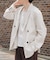 『セットアップ対応』Linen Blend Double Jacket