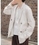 『セットアップ対応』Linen Blend Double Jacket