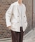 『セットアップ対応』Linen Blend Double Jacket