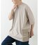 サイドポケットキリカエクルーネックTシャツ