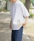 サイドポケットキリカエクルーネックTシャツ