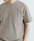 『吸水速乾／イージーケア／UVカット』高機能TC天竺 ポケットTシャツ