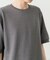 クレープジョーゼットクルーネック Tシャツ