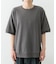 クレープジョーゼットクルーネック Tシャツ