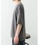 クレープジョーゼットクルーネック Tシャツ