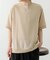 クレープジョーゼットクルーネック Tシャツ