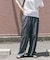 レーヨンデニムワイドパンツ