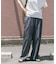 レーヨンデニムワイドパンツ