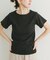 クールコットンリブ半袖Tシャツ
