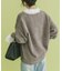 ミニシャギーVネックニット