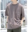 フェード加工クルーネック天竺ポケットTシャツ