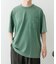 フェード加工クルーネック天竺ポケットTシャツ