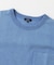 フェード加工クルーネック天竺ポケットTシャツ