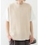 ワッフルニットベスト+Tシャツセット