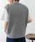 ワッフルニットベスト+Tシャツセット