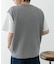 ワッフルニットベスト+Tシャツセット