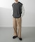 ワッフルニットベスト＋ロングTシャツSET