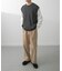 ワッフルニットベスト＋ロングTシャツSET