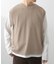 ワッフルニットベスト＋ロングTシャツSET