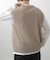 ワッフルニットベスト＋ロングTシャツSET
