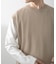 ワッフルニットベスト＋ロングTシャツSET