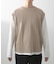 ワッフルニットベスト＋ロングTシャツSET