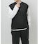 ワッフルニットベスト＋ロングTシャツSET
