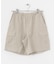 『セットアップ対応』天然素材リネンコットンイージーカーゴショーツ