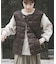 TAION　CrewNeck Button Down Vest