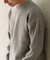 クルーネック メランジニット プルオーバー