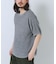 『接触冷感／洗濯可／毛玉防止』高機能ドライタッチメランジニットTシャツ