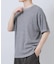 『接触冷感／洗濯可／毛玉防止』高機能ドライタッチメランジニットTシャツ