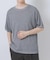 『接触冷感／洗濯可／毛玉防止』高機能ドライタッチメランジニットTシャツ