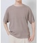 『接触冷感／洗濯可／毛玉防止』高機能ドライタッチメランジニットTシャツ