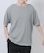 『接触冷感／洗濯可／毛玉防止』高機能ドライタッチメランジニットTシャツ