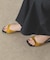 SEPT STORE　スクエアトゥバックストラップサンダル